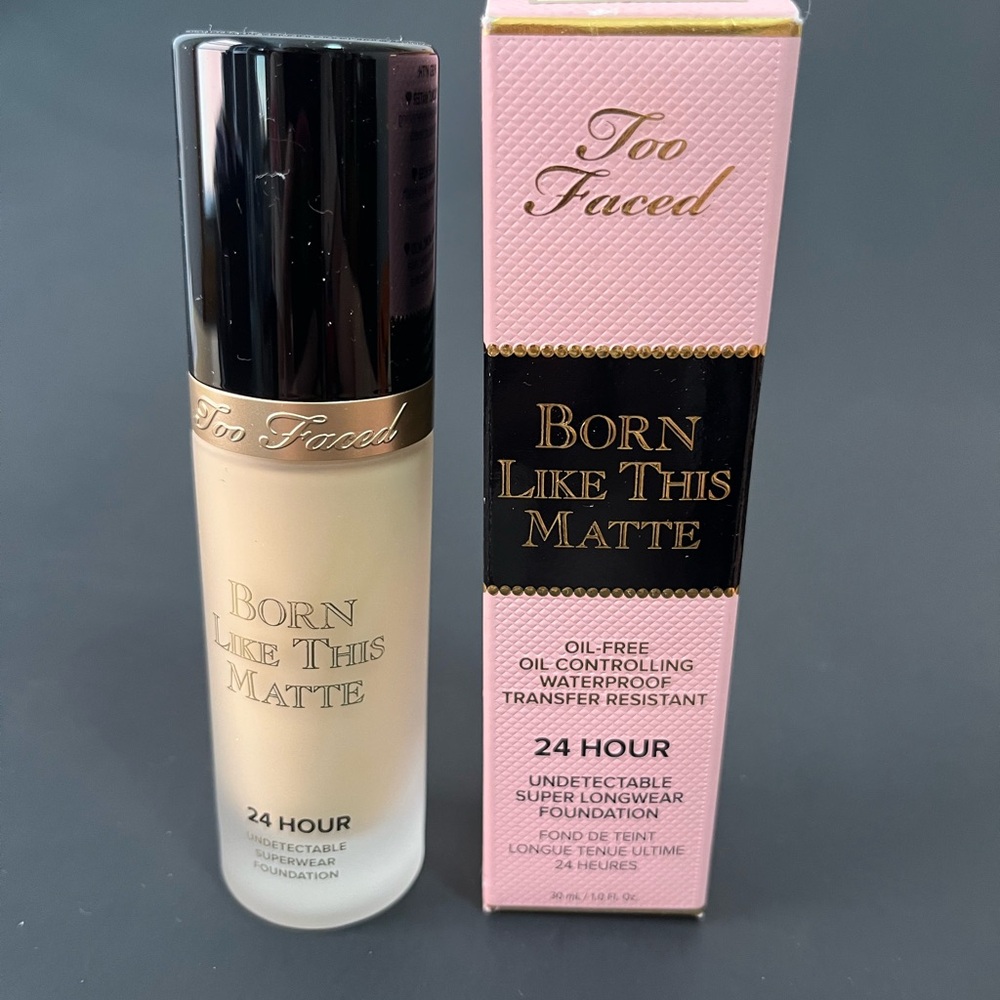 Too Faced Born Like This Matte 24 Hour Foundation #03 Chiffon